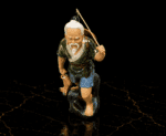 Vintage Feng Shui Jiang Ziya Returning Home Figurine - Image 7