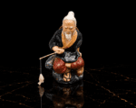 Vintage Feng Shui Jiang Ziya (Taigong) Figurine - Image 7