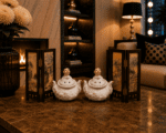 Vintage Oriental Footed Porcelain Incense Burner - Image 2
