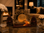 Set Of Vintage Lucky Feng Shui Red Resin Laughing Buddha Figurines - Image 4