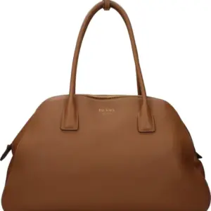 Prada Brown Leather Shoulder Bag  Iconic Luxury, Effortless Sophistication