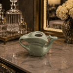 Vintage Miniature Ceramic Snail Pitcher Teapot