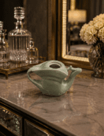 Vintage Miniature Ceramic Snail Pitcher Teapot